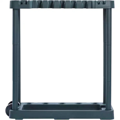 VEVOR Garden Tool Organizer, 10 Slots, Yard Tool Tower Rack for Garage Organization and Storage, Hold Long-Handled Tool/Rake/Broom/Shovel