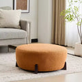 Christopher Knight Home Poppy Modern Boucle Round Ottoman