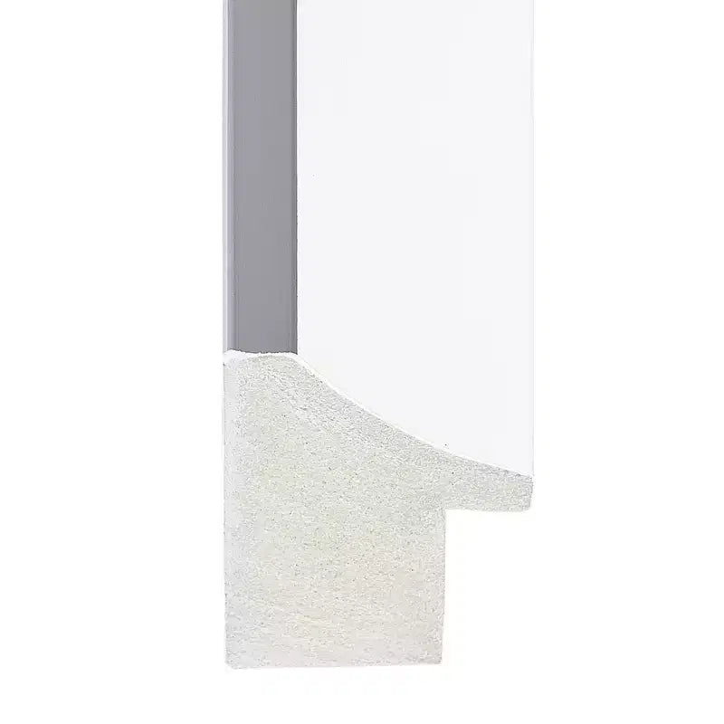 Specchio da parete per bagno con cornice smussata da 24x18 pollici – Espresso Silver