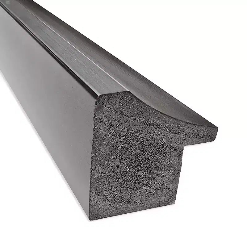 Specchio da parete per bagno con cornice smussata da 24x18 pollici – Espresso Silver