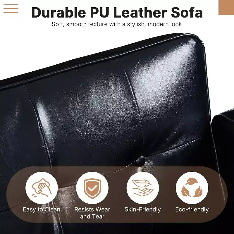 Convertible Sofa Bed with Adjustable Backrest – Multifunctional