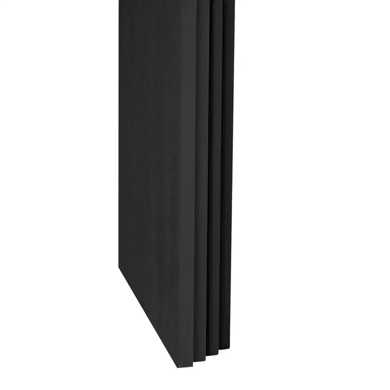 Consolle in legno minimalista, tavolo da ingresso moderno scanalato per soggiorno e ingresso