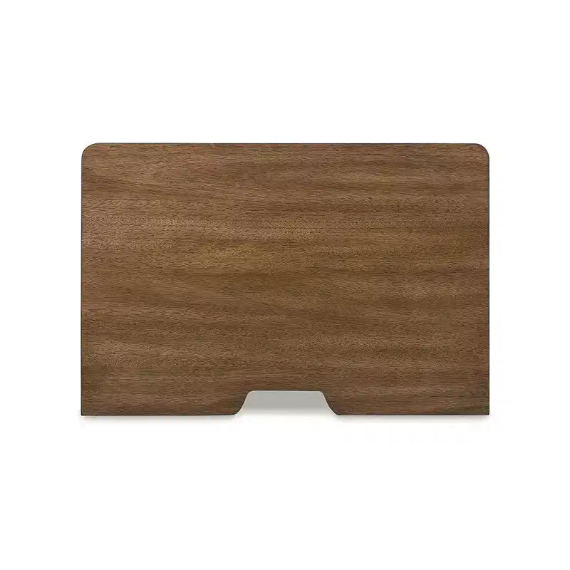 Comodino a 3 cassetti con giunzioni a coda di rondine e porte di ricarica USB-A e USB-C – Legno di Mango Marrone