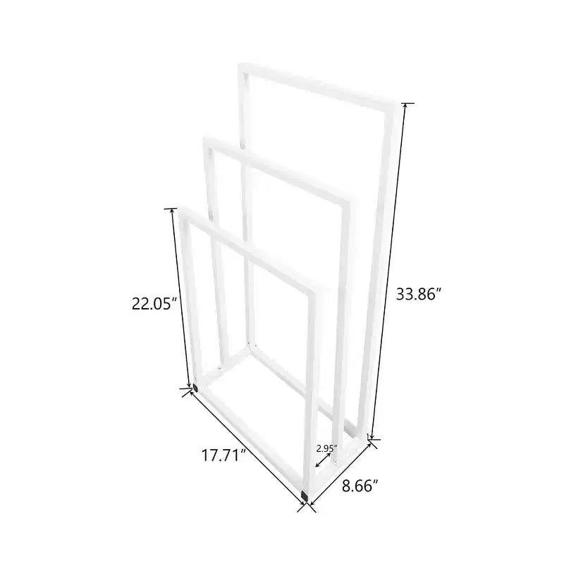 Piantana portasciugamani indipendente, a 3 ripiani, porta coperte, in metallo leggero con finitura cromata, stile industriale moderno, porta salviette per asciugamani piccoli