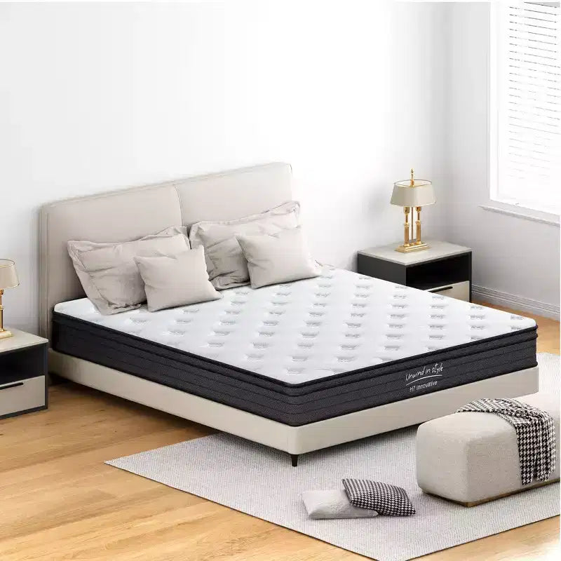 Whisen 8 Twin Hybrid Mattress with Memory Foam, Pocket Innerspring, Medium Firm