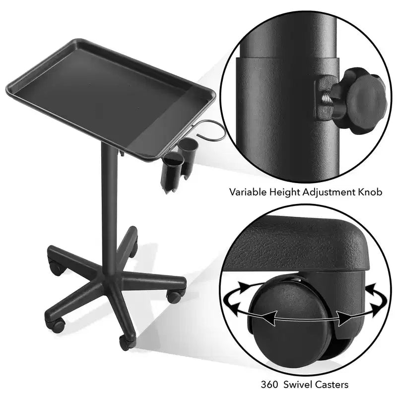 Vassoio Portastrumenti Premium in Alluminio per Saloni e Uso Medico