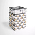 Bacati - Woodlands Gray/Beige Neutral Collapsible Laundry Hamper